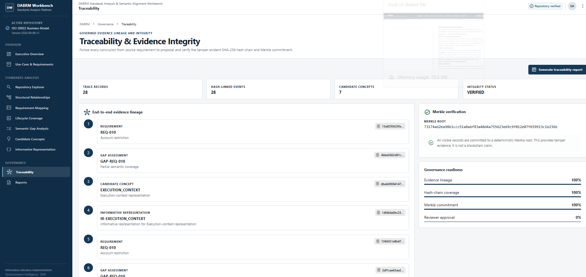 Engineering Traceability